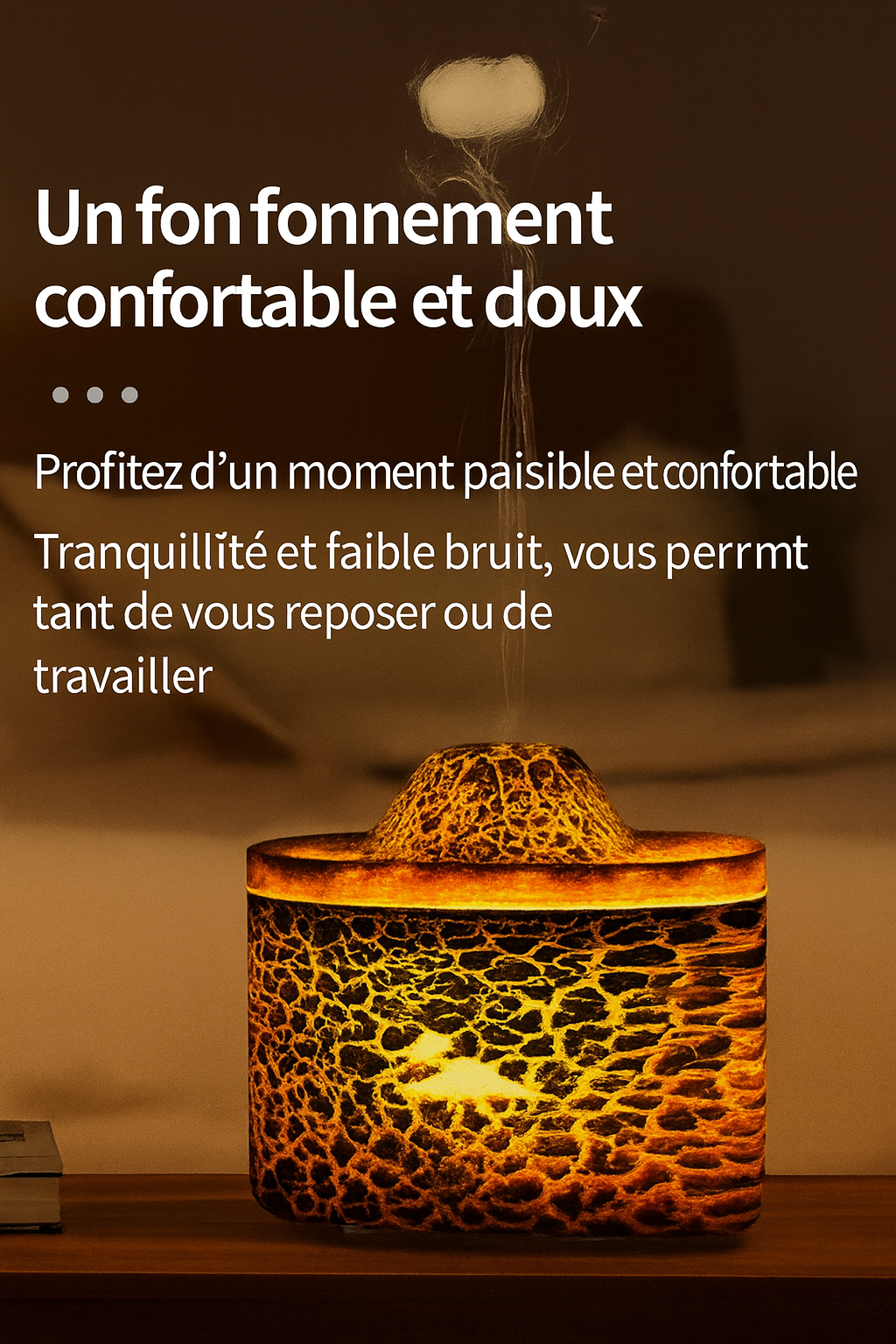 Diffuseur d’Arômes AURALIA “Lave Volcanique” – Édition Relaxation