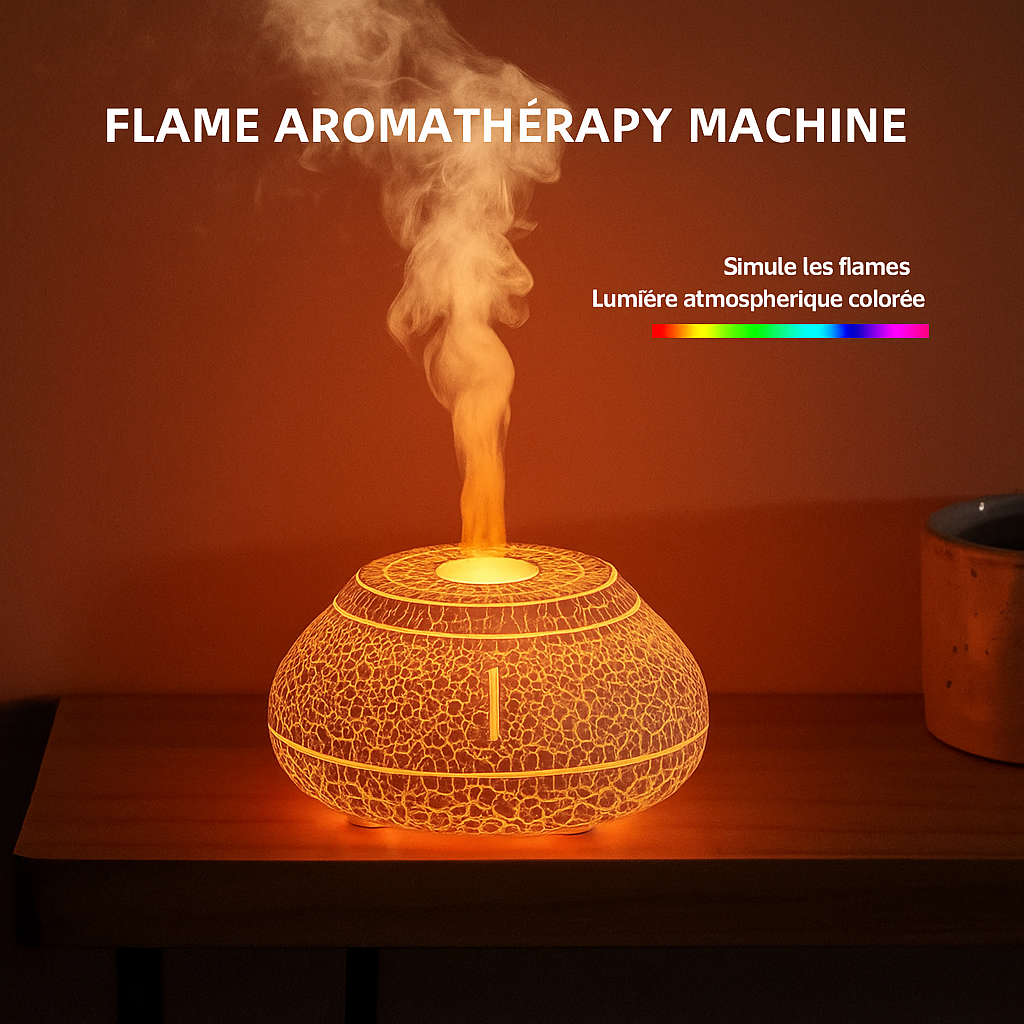 Volcano – Diffuseur d’Arômes Effet Flamme